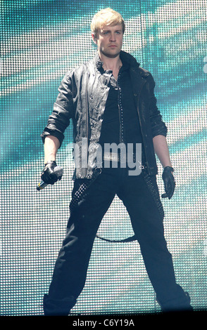 Kian Egan Westlife, die live im Odyssey Arena Belfast, Nordirland - 02.05.10 Stockfoto