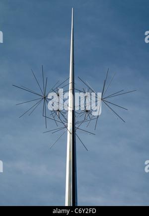 Skulptur vor dem Air und Space Museum, Washington DC Stockfoto