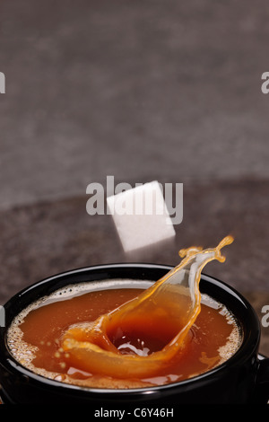 Zu viel Zucker kann Übergewicht verursachen. Stockfoto