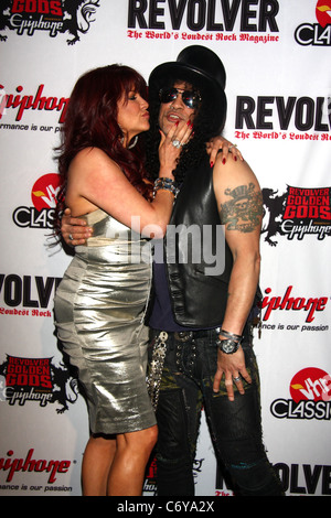 Perla und Slash Revolver Golden Gods Awards an Club Nokia Los Angeles, Kalifornien - 08.04.10 Stockfoto