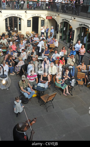 Straßenmusiker klassische Musikgruppe in Covent Garden London UK Stockfoto