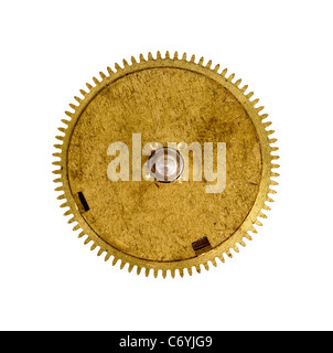 ein Uhrwerk Mechanismus - Getriebe - Zahnrad Stockfoto
