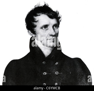 JAMES FENNIMORE COOPER (1789-1851) US-amerikanischer Schriftsteller und Romancier, Autor der letzte der Mohikaner Stockfoto