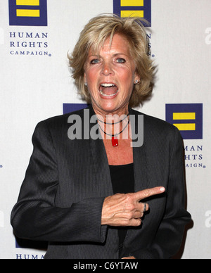 Meredith Baxter Menschenrechte Kampagne Los Angeles Gala statt an The Hyatt Jahrhundert Plaza Hotel Century City, California- Stockfoto