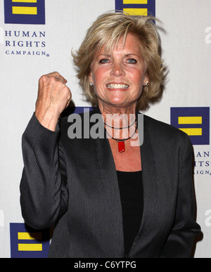 Meredith Baxter Menschenrechte Kampagne Los Angeles Gala statt an The Hyatt Jahrhundert Plaza Hotel Century City, California- Stockfoto