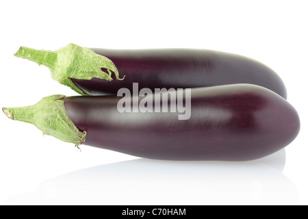 Auberginen Aubergine Stockfoto