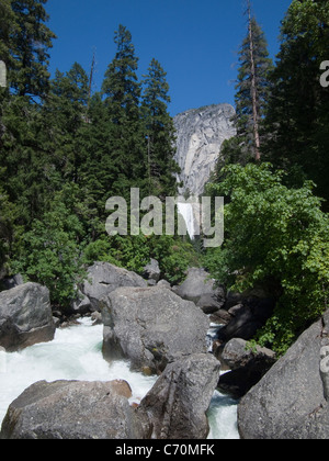 Vernal Falls, Yosemite-Nationalpark, Kalifornien Stockfoto
