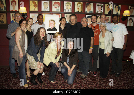 Zoe Kazan, Anthony Mackie, Sam Rockwell und Christopher Walken besucht die Sardi karikieren Enthüllung Ehren Akademie Stockfoto