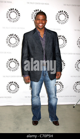 Sharif Atkins "White Collar" kommt sauber: Ein Abend mit der Besetzung & Kreativteam von Paley Center for Media Beverly Hills, Stockfoto