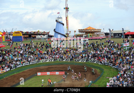 Motocross-Rennen Stockfoto