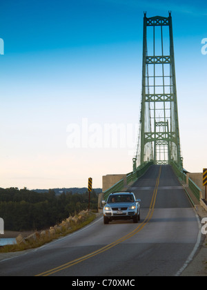 Deer Isle Brücke in Maine Stockfoto