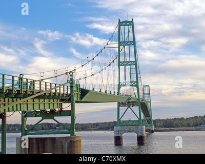 Deer Isle Brücke in Maine Stockfoto