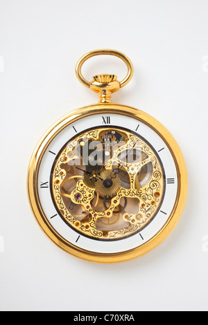 Phantasie gold Taschenuhr Stockfoto