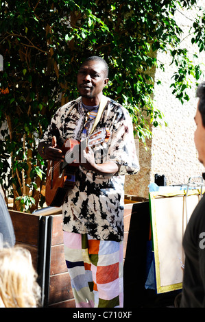 Straße Entertainer in Palma de Mallorca. Stockfoto