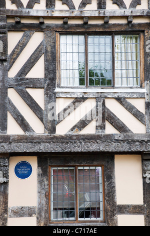 Halbe Fachwerkhaus Gebäude auf Dinham Ludlow Shropshire England Stockfoto