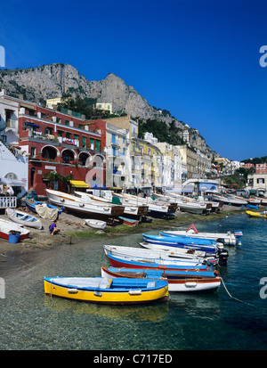 Marina Grande auf Capri Stockfoto