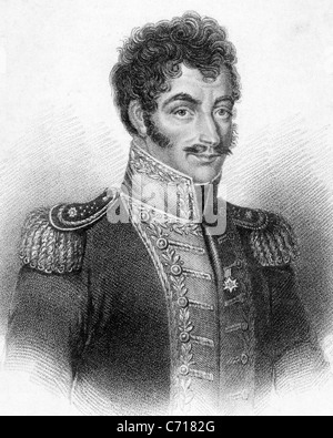 SIMON BOLIVAR (1783-1830) venezolanischen Miiltary und politischer Führer Stockfoto