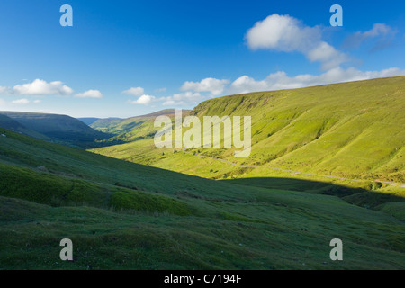 Evangelium-Pass. Die schwarzen Berge. Brecon Beacons National Park. Powys. Wales. VEREINIGTES KÖNIGREICH. Stockfoto