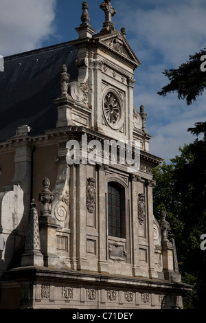 Fassade der Kirche Eglise St. Vincent, Blois, Frankreich Stockfoto