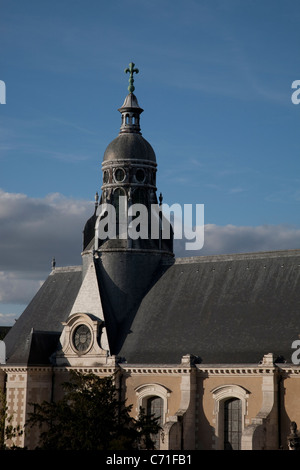 Kuppel der Kirche Eglise St. Vincent; Blois; Loire-Tal, Frankreich, Europa Stockfoto