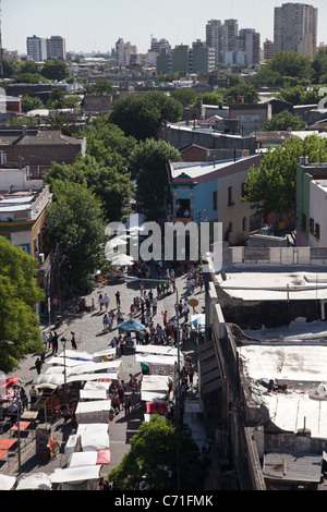 Nachbarschaft von La Boca in Buenos Aires, Argentinien Stockfoto