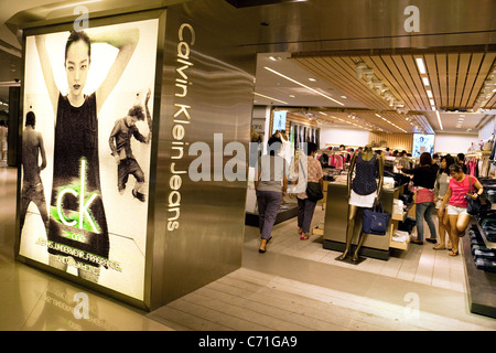 Calvin Klein Jeans speichern, Ion Mall, Singapur Asien Stockfoto