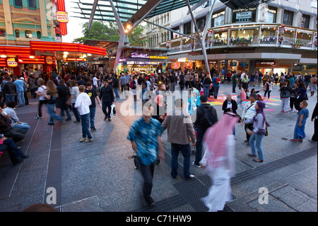 Queen Street Mall, Brisbane Australien Stockfoto