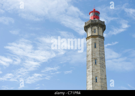 PHARE des Baleines (Leuchtturm der Wale), Ile de RŽ, Charente-Maritime, Frankreich Stockfoto