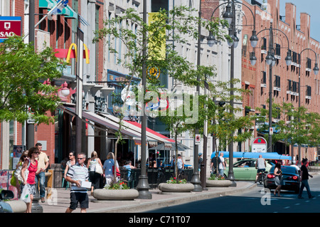 Rue des Forges, kommerzielle Straße Innenstadt Stadt Trois-Rivieres Mauricie Provinz von Quebec Kanada Stockfoto