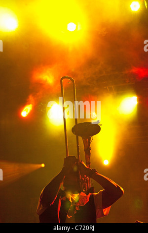 Montreal Jazz Festival, Musiker auf der Bühne Stockfoto