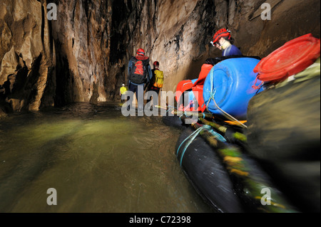 Die Riese Höhlen von Mulu Nationalpark, Sarawak, Borneo, Malaysia Stockfoto