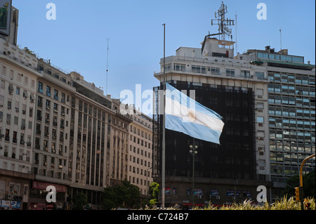 Argentinische Flagge, Buenos Aires, Argentinien Stockfoto