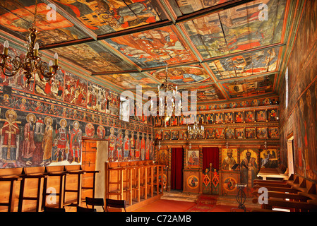 Das alles gemalt Kirche von Aghios Athanasios, in Preveza Stadt, Epirus, Griechenland. Stockfoto