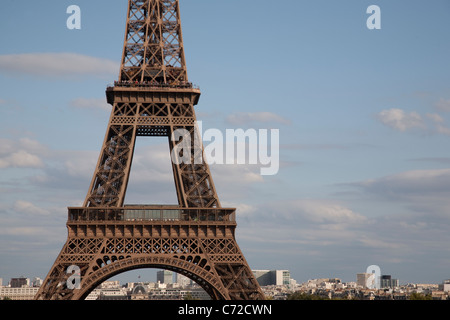 Mittelteil des Eiffelturms, Paris, Frankreich Stockfoto
