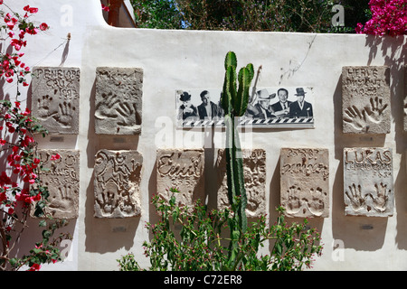 Typische Straße in der befestigten Dalt Vila, Ibiza, Spanien Stockfoto