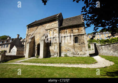 Die sächsischen St. Laurentius Kirche, Bradford on Avon, Wiltshire, England, UK Stockfoto