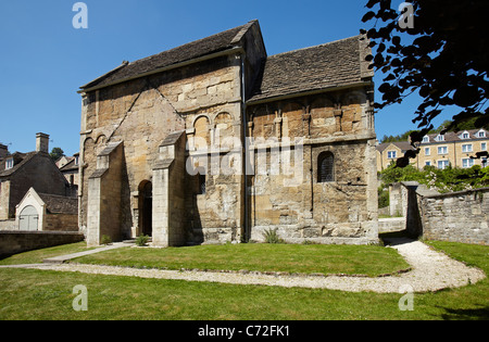 Die sächsischen St. Laurentius Kirche, Bradford on Avon, Wiltshire, England, UK Stockfoto