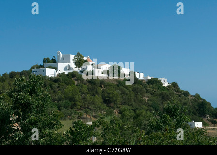 Kirche von Santa Eulalia, Ibiza, Balearen, Spanien Stockfoto