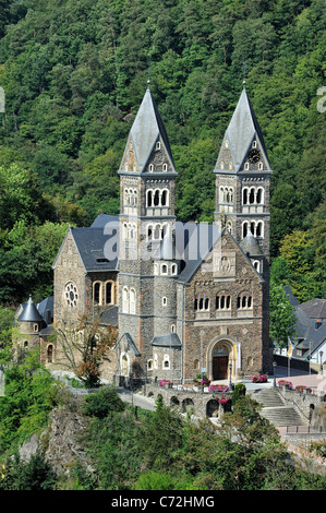 Die Kirche der Heiligen Cosmas und Damian in Clervaux, Luxemburg Stockfoto