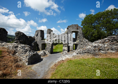 Newcastle Emlyn Burg (Castell Newydd Emlyn) Carmarthenshire, Wales, UK Stockfoto