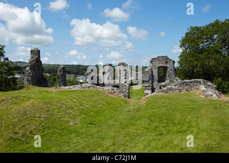 Newcastle Emlyn Burg (Castell Newydd Emlyn) Carmarthenshire, Wales, UK Stockfoto