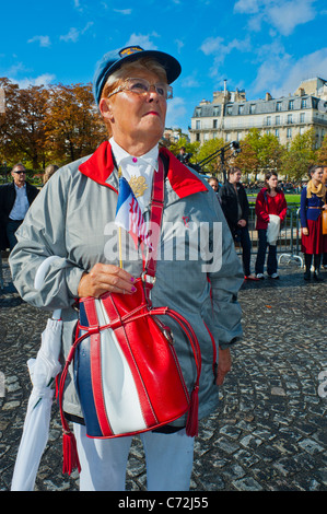 Paris, Frankreich, 9/11 Gedenken von Franco-amerikanische NGO "Frankreich werde nie vergessen", Stockfoto