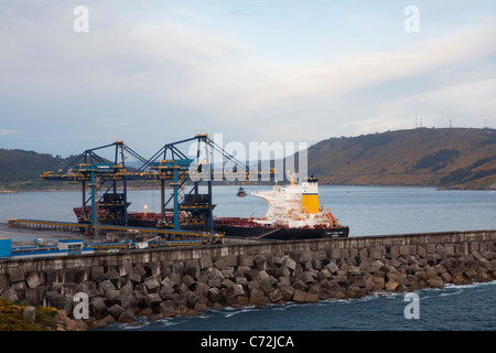 Hafen von Cape Prioriño, Ferrol, A Coruña, Galicien, Spanien Stockfoto