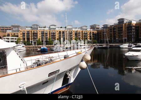 St Katherine's Dock, London, England, Großbritannien Stockfoto