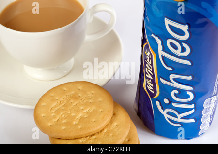 MC Panoramafahrten Rich Tea biscuits Stockfoto