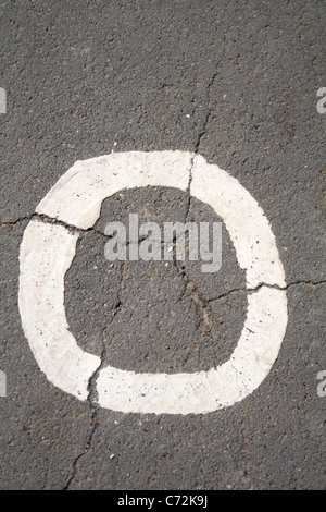 Gefundenen Brief, Teil eines gesamten Alphabets. Bitte lesen Sie mein Portfolio für die komplette Serie. Stockfoto