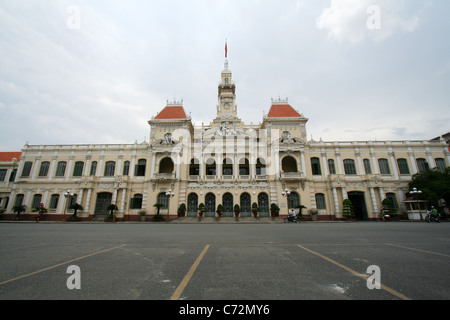 Peoples Committee Gebäude, Ho-Chi-Minh-Stadt, Vietnam Stockfoto