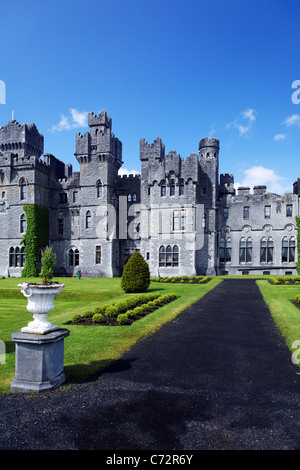 Parkanlage in Ashford Castle, Cong, County Galway, Irland Stockfoto