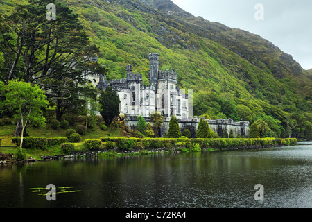 Kylemore Abbey, Connemara, County Galway, Irland Stockfoto