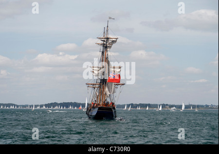 Earl of Pembroke: drei Masten barque(UK), Woche der Golf von Morbihan (Bretagne, Frankreich). Stockfoto